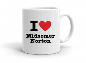"I love Midsomer Norton" mug