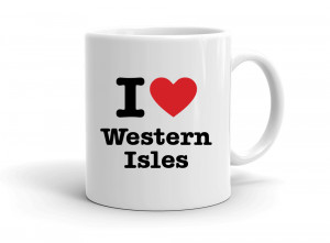 "I love Western Isles" mug