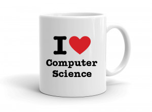 "I love Computer Science" mug
