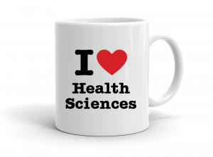 "I love Health Sciences" mug