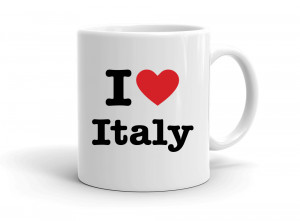 "I love Italy" mug