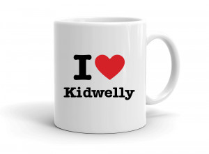 "I love Kidwelly" mug