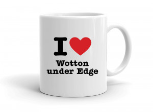 "I love Wotton under Edge" mug