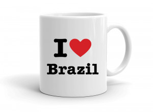 "I love Brazil" mug