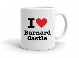 "I love Barnard Castle" mug