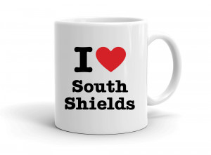 "I love South Shields" mug