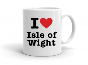 "I love Isle of Wight" mug