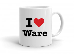 "I love Ware" mug