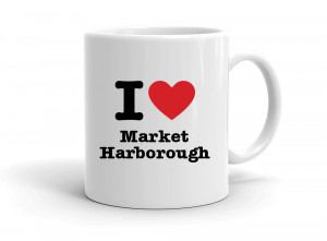 "I love Market Harborough" mug
