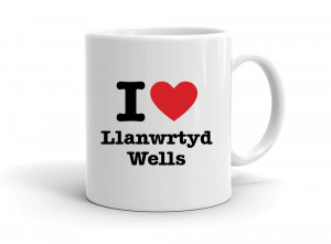 "I love Llanwrtyd Wells" mug