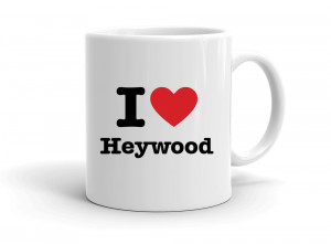 "I love Heywood" mug