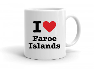 "I love Faroe Islands" mug