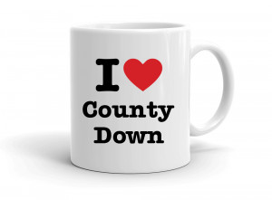 "I love County Down" mug