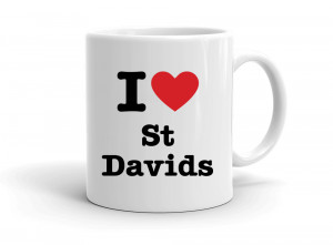 "I love St Davids" mug