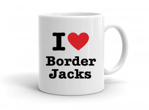 "I love Border Jacks" mug