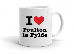 "I love Poulton le Fylde" mug