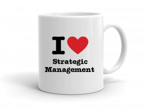 "I love Strategic Management" mug