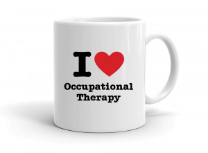 "I love Occupational Therapy" mug