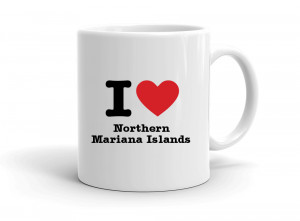 "I love Northern Mariana Islands" mug