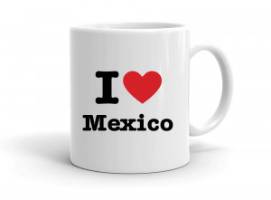 "I love Mexico" mug