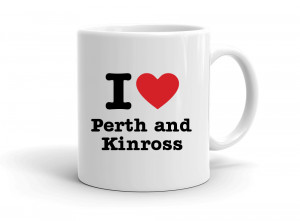 "I love Perth and Kinross" mug