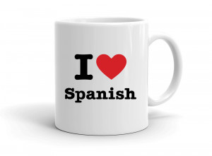 "I love Spanish" mug