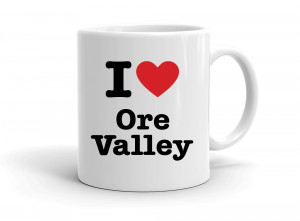 "I love Ore Valley" mug