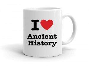 "I love Ancient History" mug