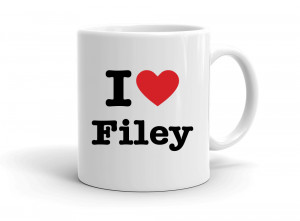 "I love Filey" mug