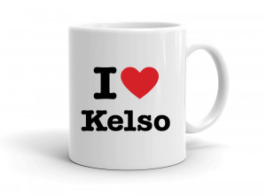 "I love Kelso" mug