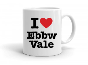 "I love Ebbw Vale" mug