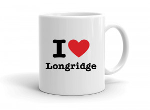 "I love Longridge" mug