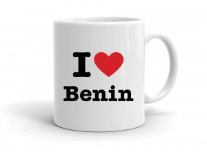 "I love Benin" mug