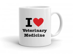 "I love Veterinary Medicine" mug