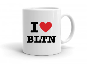 "I love BLTN" mug