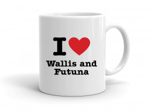 "I love Wallis and Futuna" mug