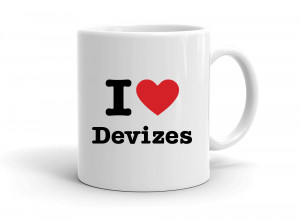 "I love Devizes" mug