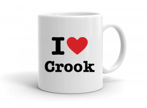 "I love Crook" mug