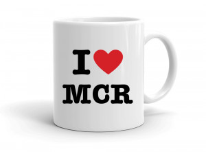 "I love MCR" mug