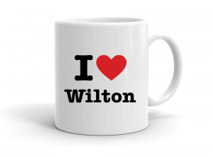 "I love Wilton" mug