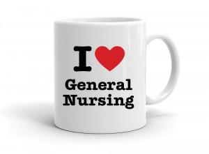 "I love General Nursing" mug