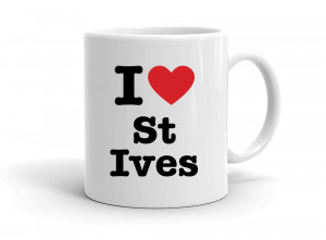 "I love St Ives" mug